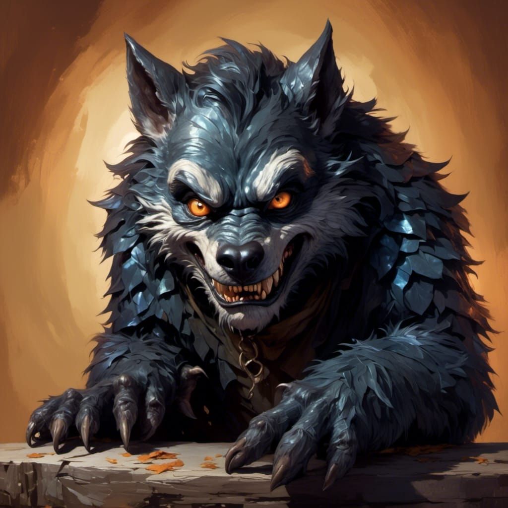 Pocket Werewolf Charms Ladies with Tiny Growl