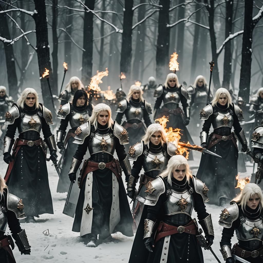 Sisters of Battle: Cinematic Film Still of Adepta Sororitas