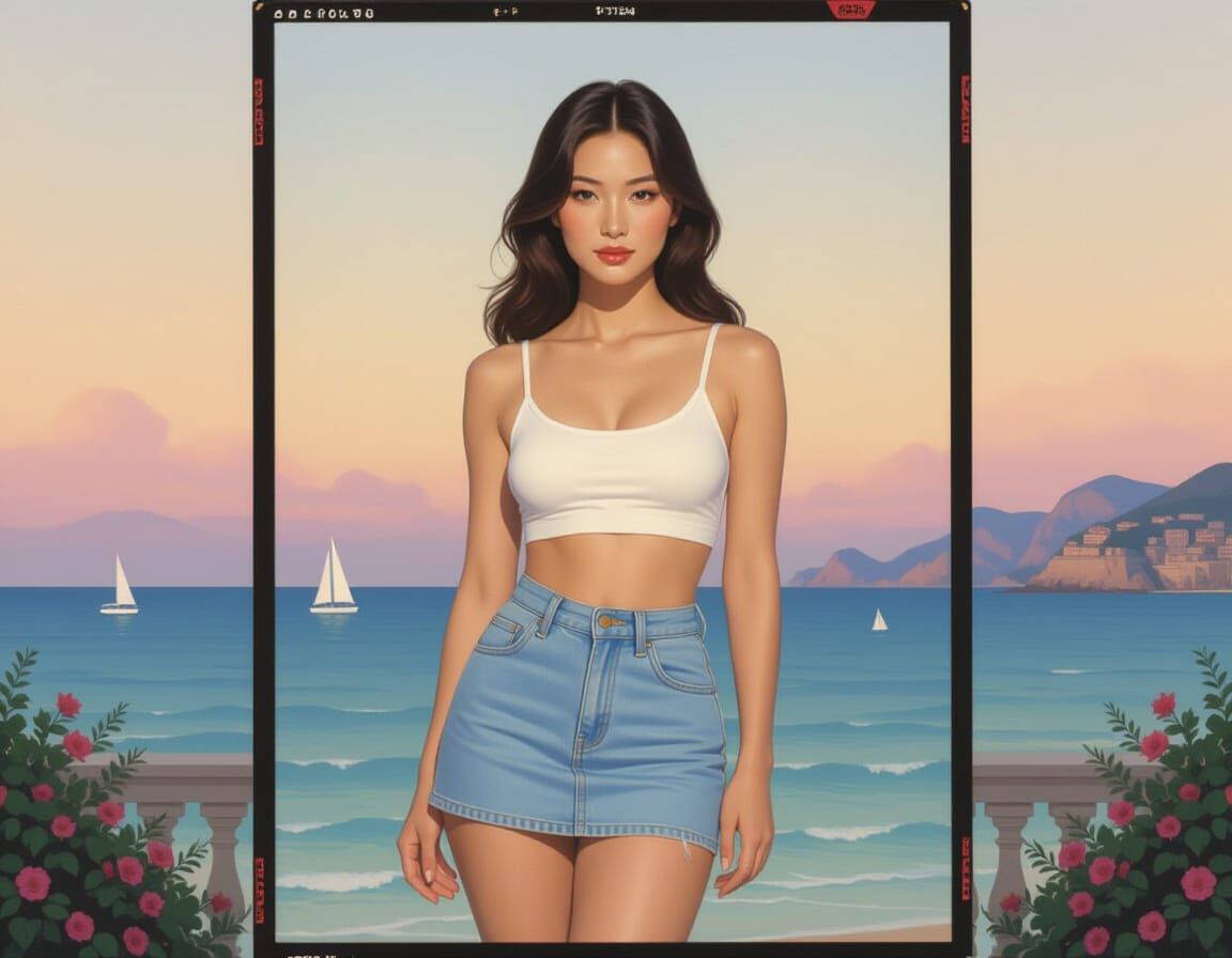 Chinese Woman in Style of Vallejo and Sorayama