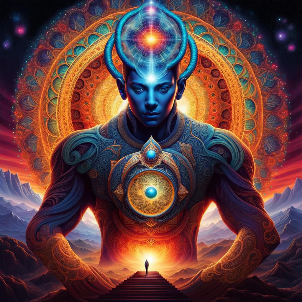 Infinite Consciousness: A Digital Art Exploration