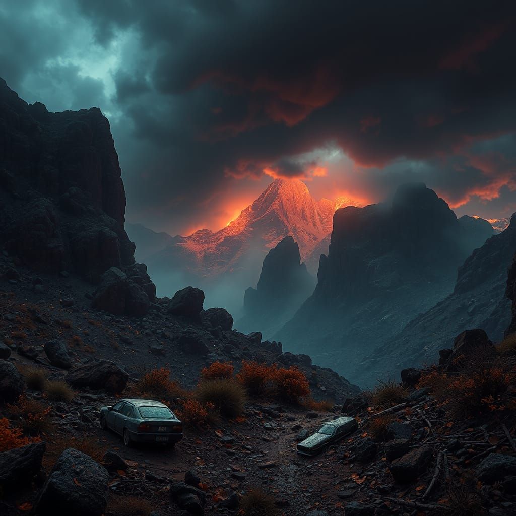 Hyperrealistic Scene in Stunning Clarity and HDR Contrast