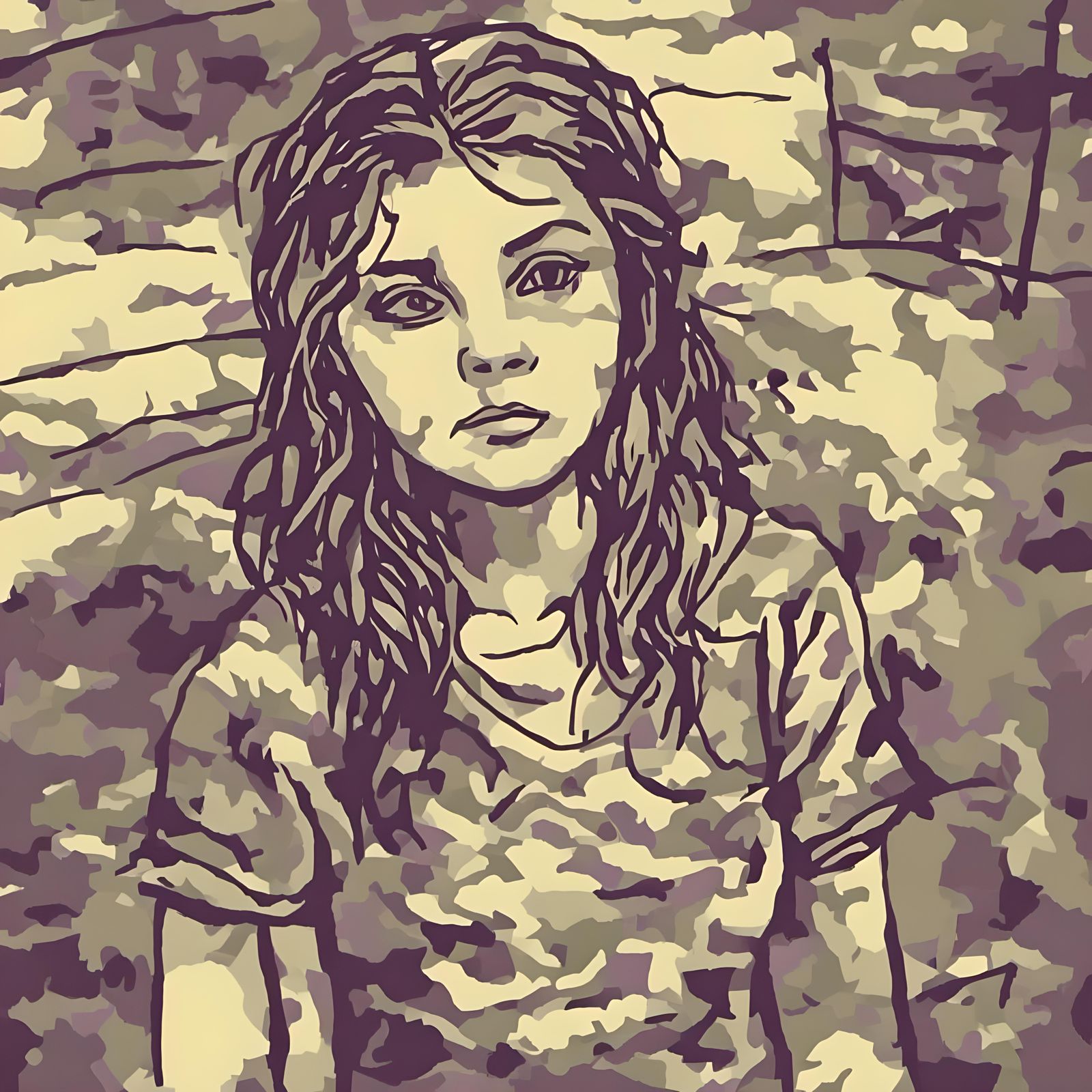 AI Image: Farm Girl in Countryside