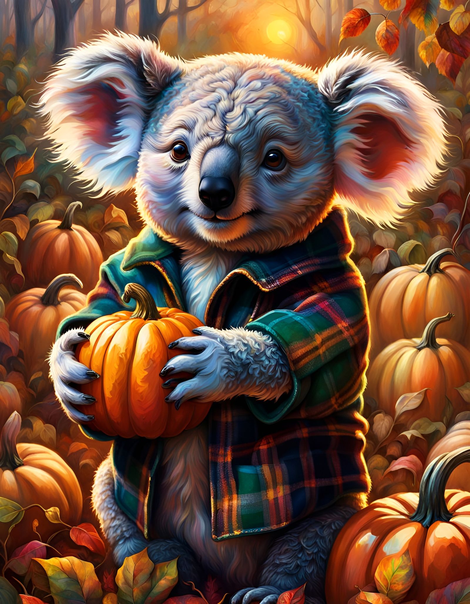 Plaid Autumn Day