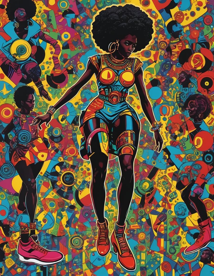 Afrofuturistic Pop Art: Follow Your Heart