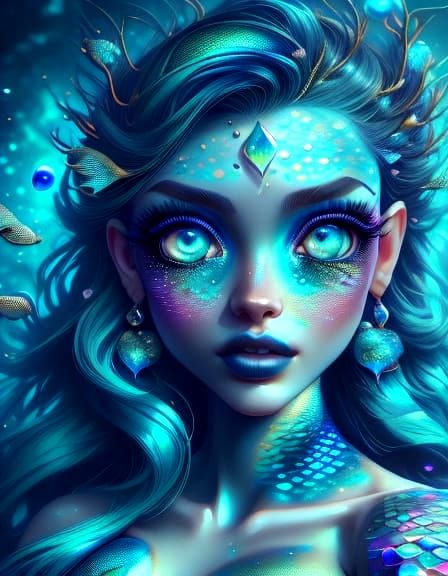 Iridescent Mermaid - 1.5, 6