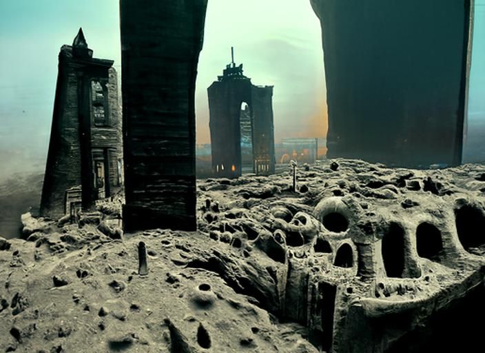 Abandoned moon
