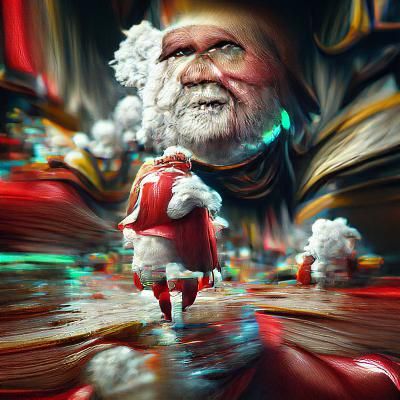 Santa Claus in the Metaverse: 8K Artstation Style