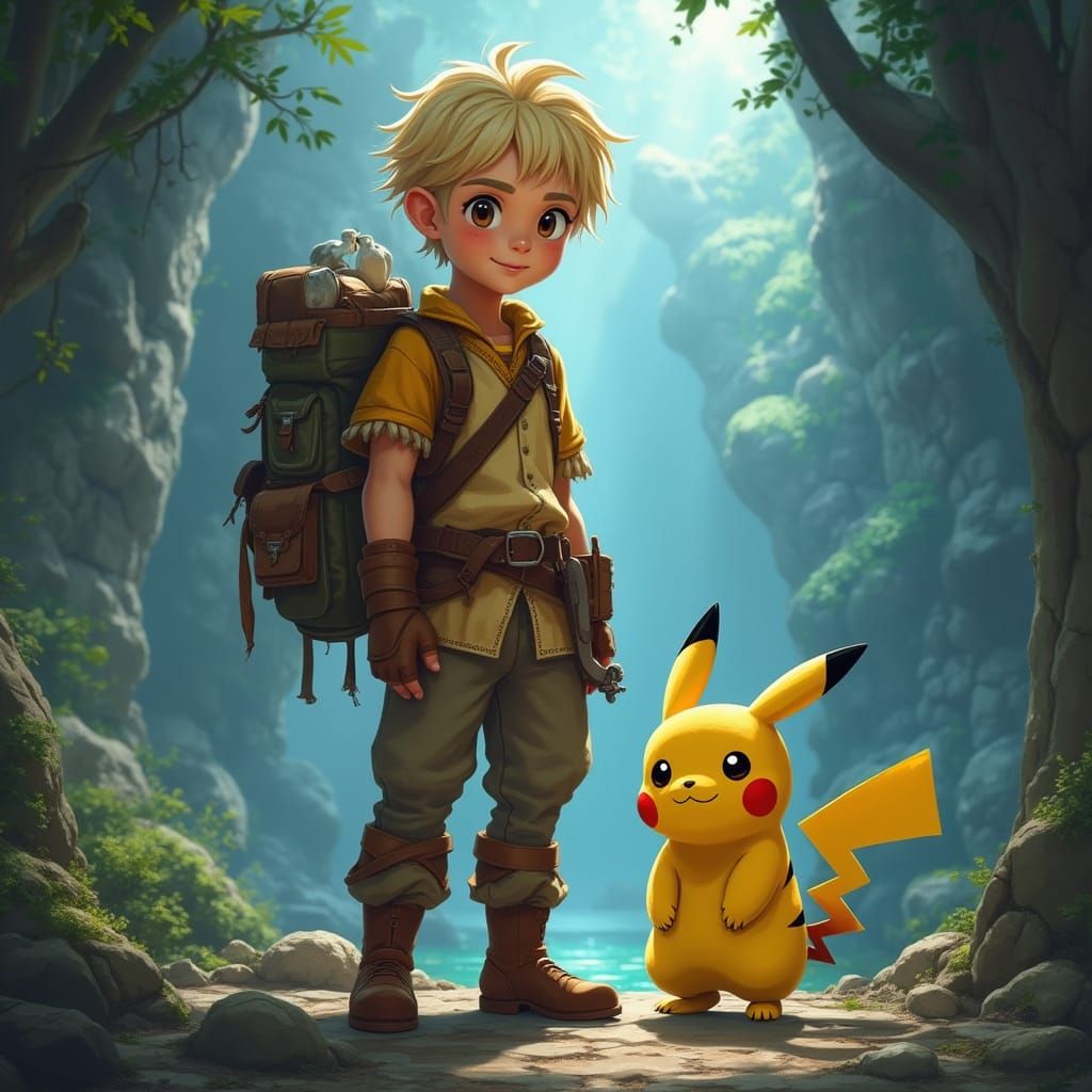 Brave Young Adventurer and Pikachu Prepare for Dungeons and ...