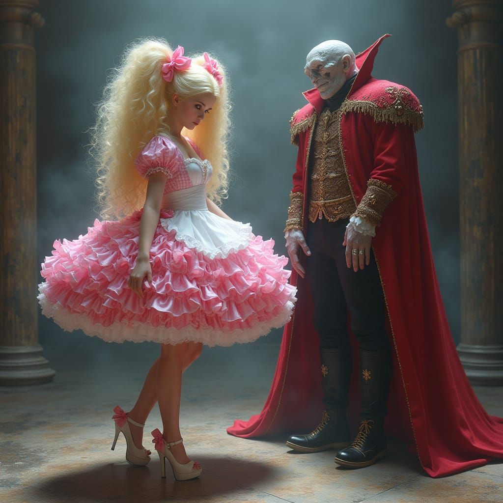 Regal French Maid Captivates Vampire King