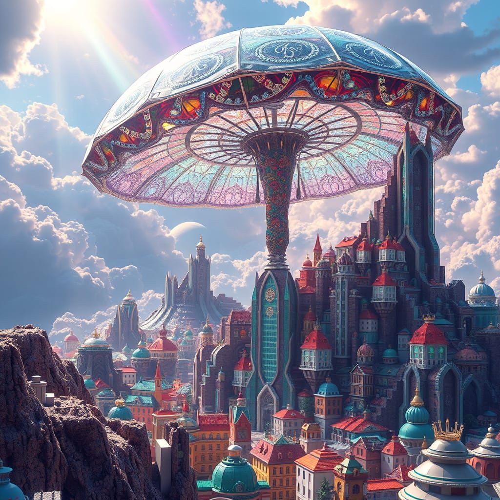 Luminous Metropolis, Iridescent Cosmos