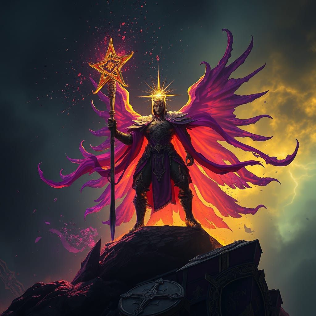 Ethereal Star Bearer in Deep Fantasy