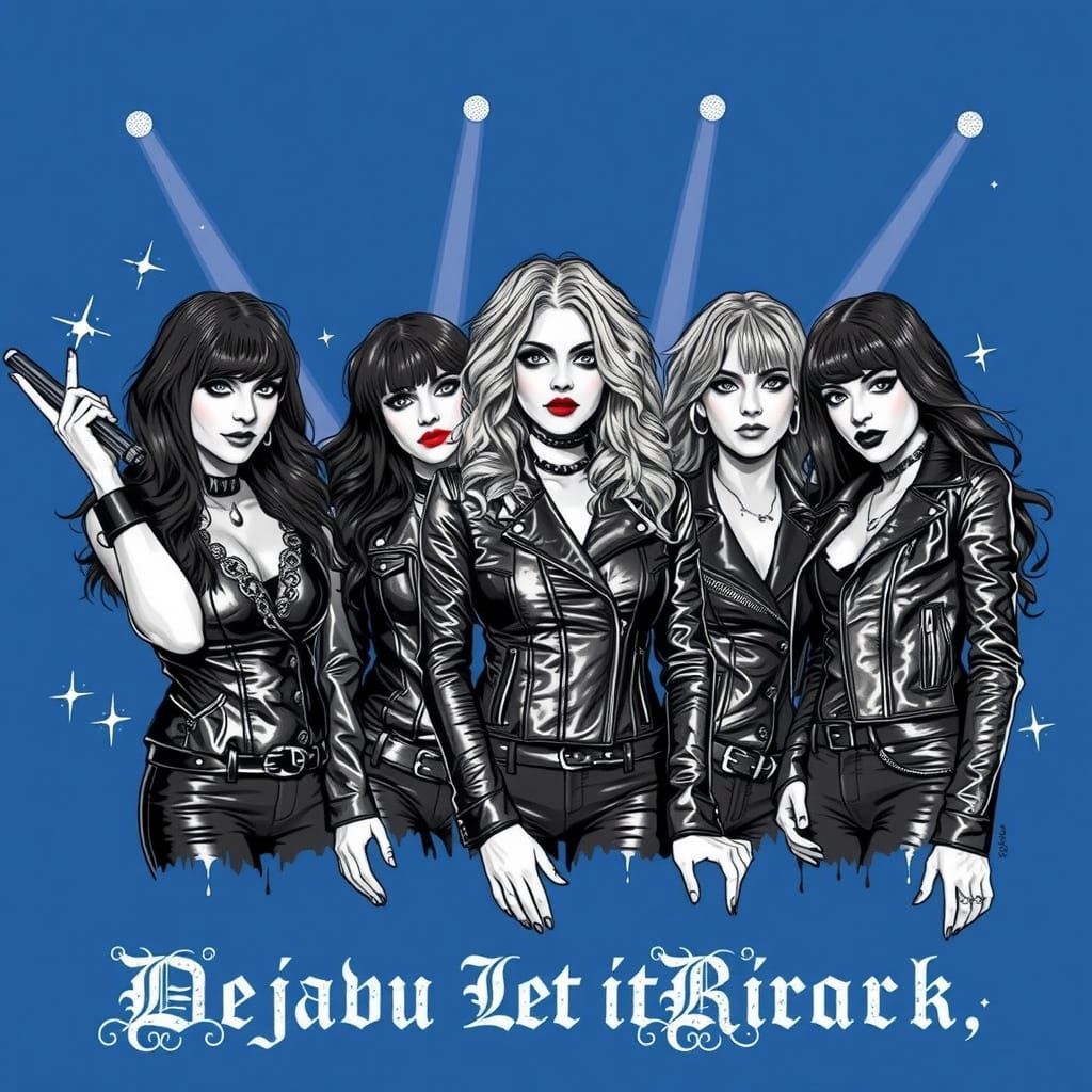 Gothic Rock Goddesses on Stage