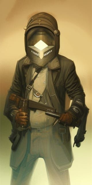 Ethereal Portrait of Bushranger Ned Kelly in 8K