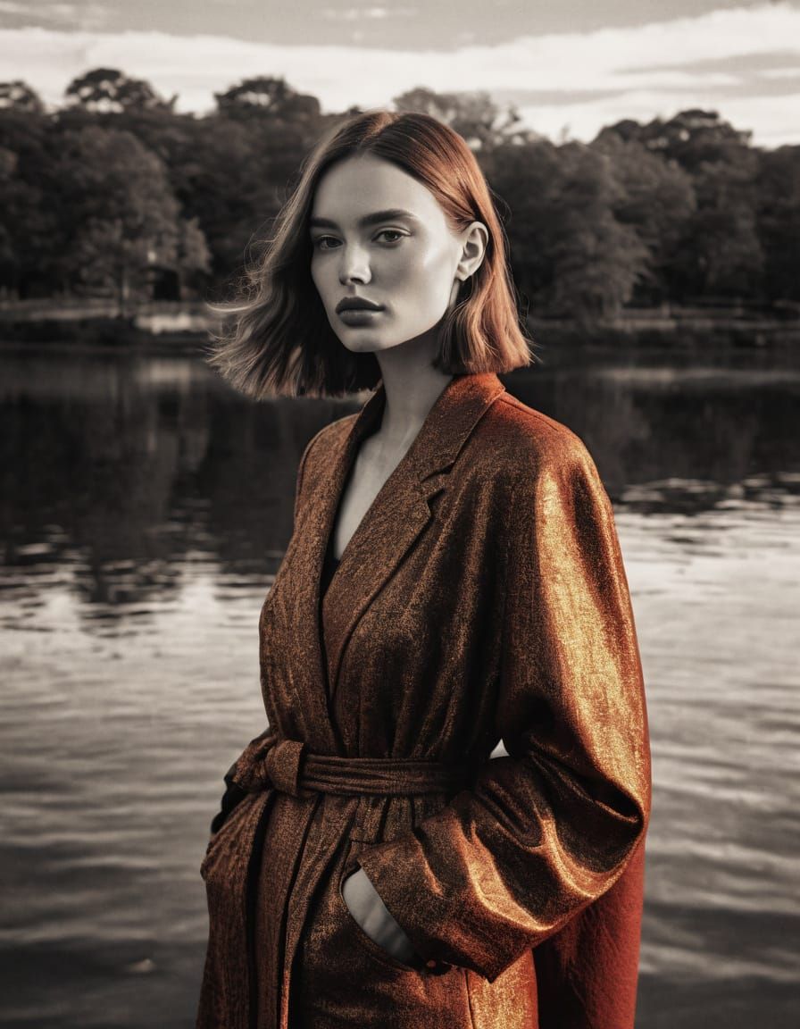 Fashion Design Photo in Art Deco Style