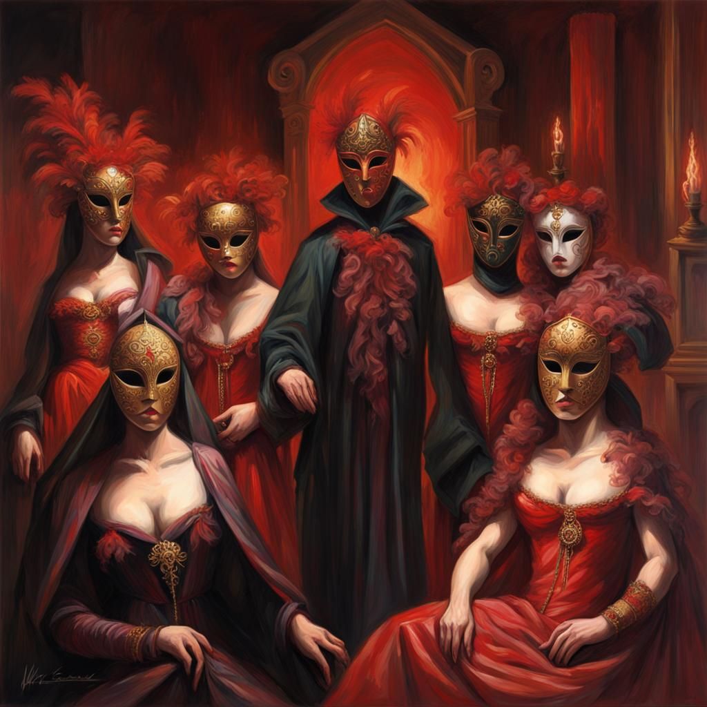 "The masque of the red death"