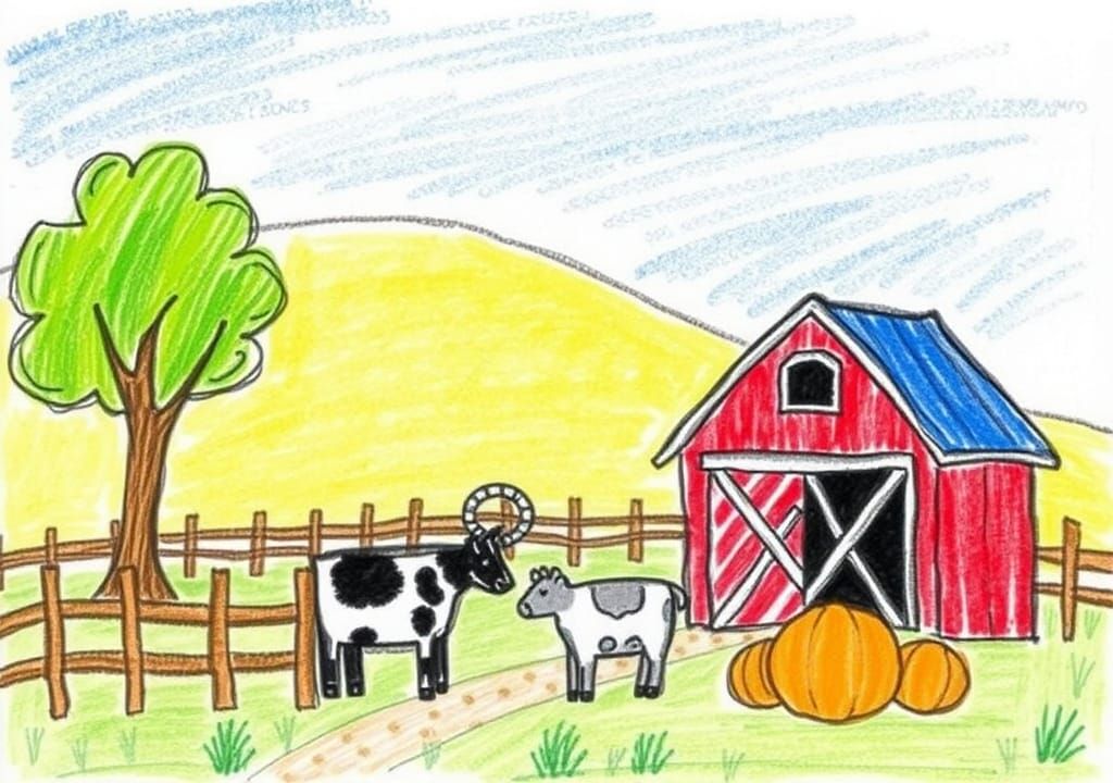 "Poorly Drawn" Farm