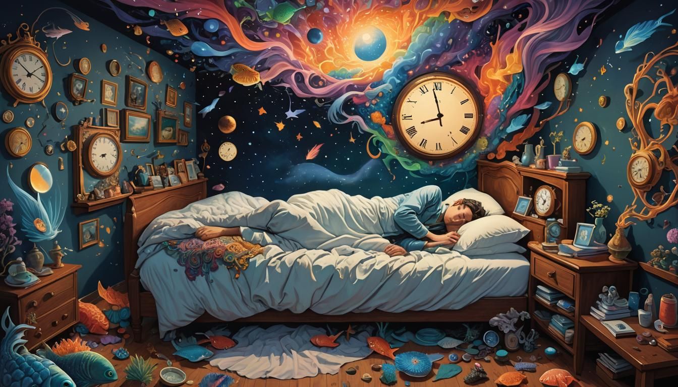 Surreal Aura: A Coloring Book Dreamscape