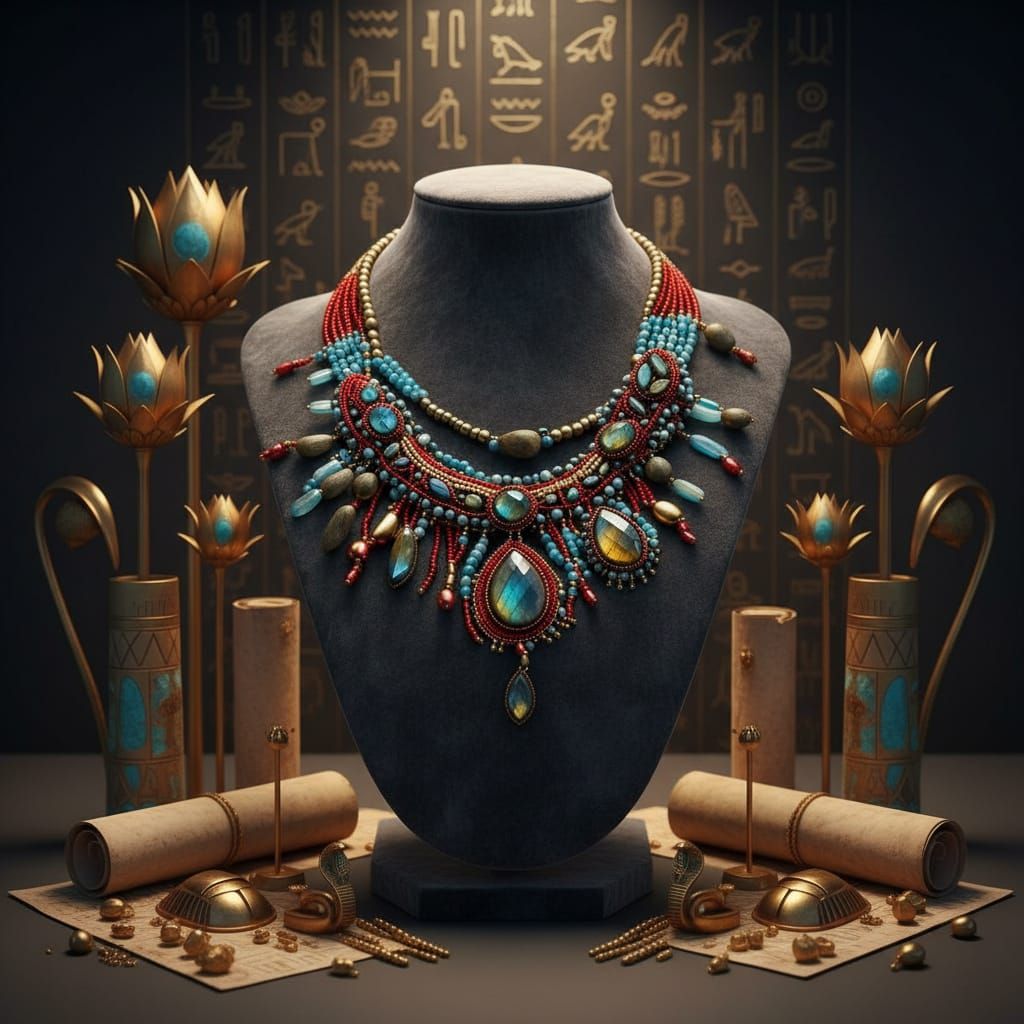 Labradorite Seed Bead Jewelry in Ethnic Style