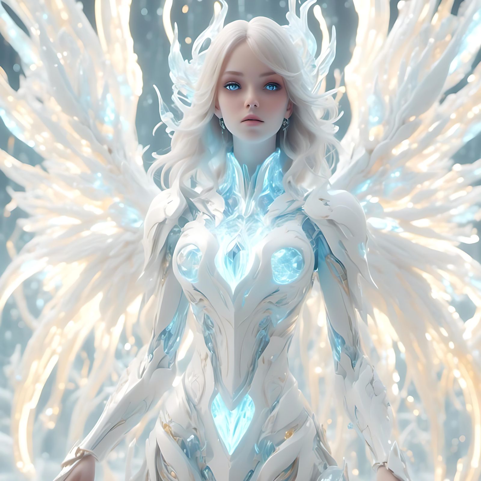 Detailed 3D Render in Graffiti Art Style