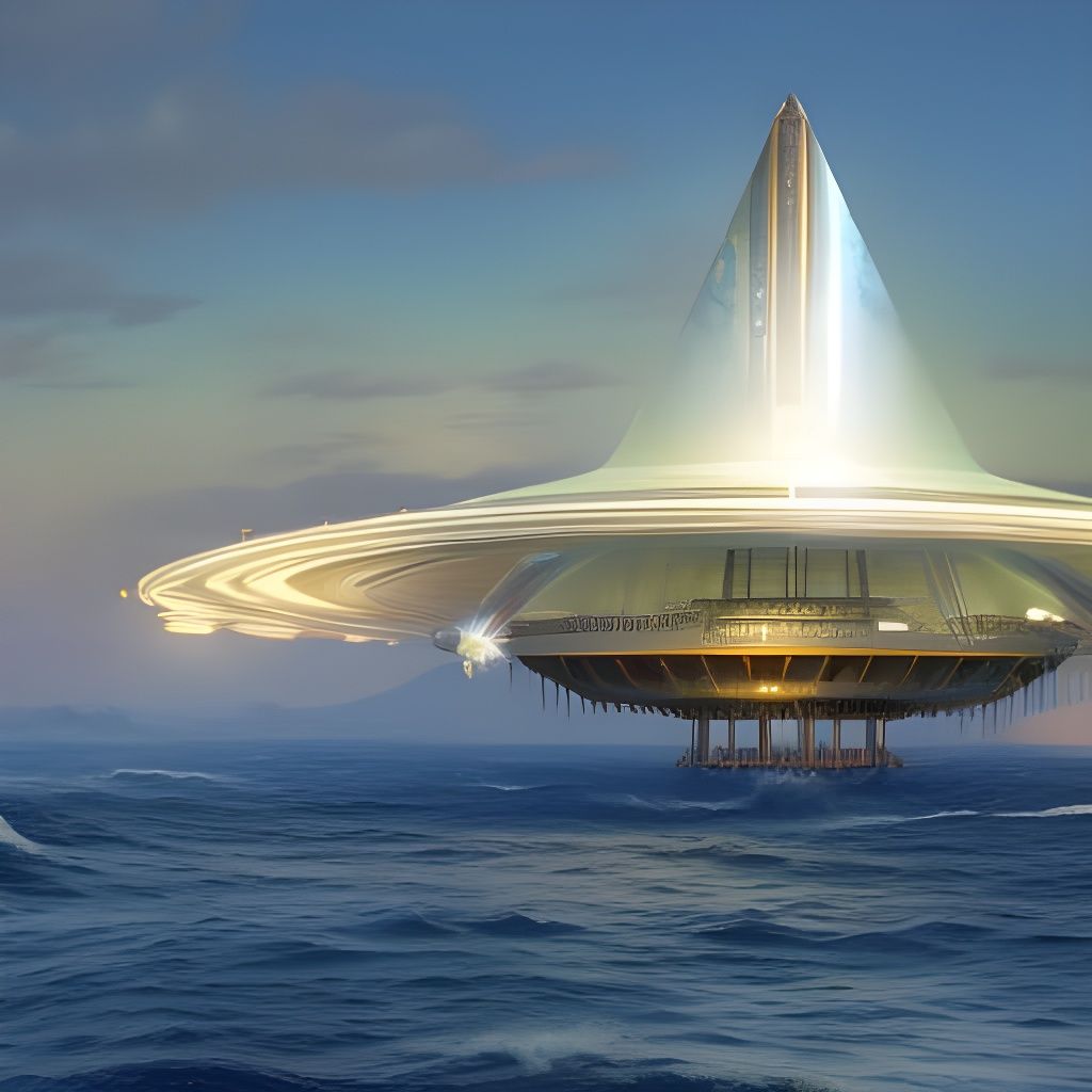 Futuristic Mothership Concept Art