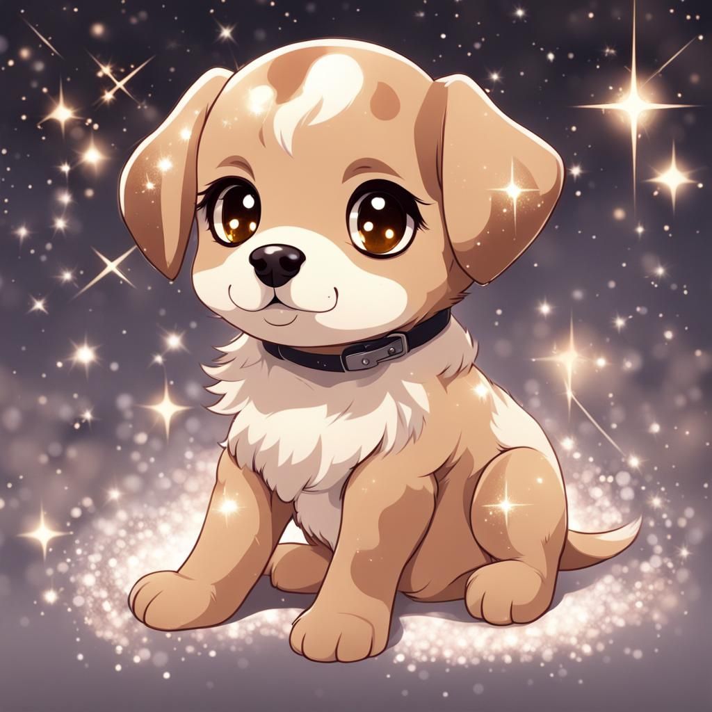 Stardust Puppy: Cute Anime Style Creation