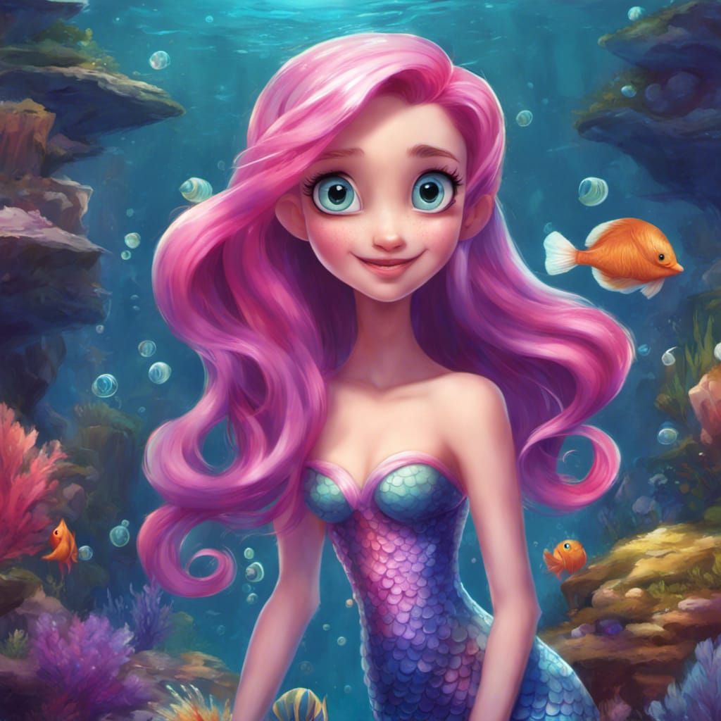 Mermaid (there's a shark behind you variant)