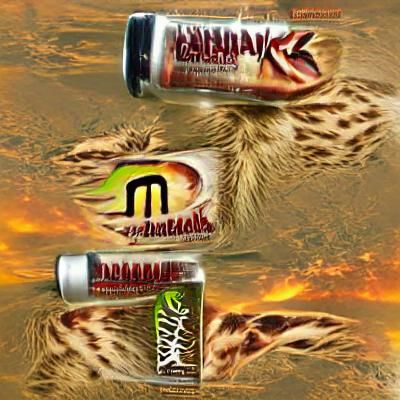 AI Generated Energy Drink Illustration