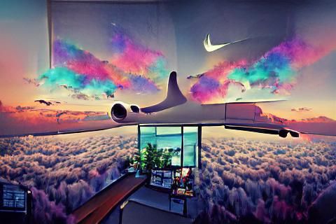 Abstract Dreamscape Generated by AI