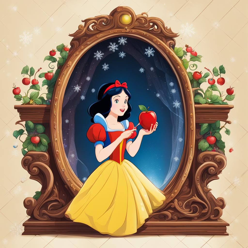 Snow White in the Magic Mirror