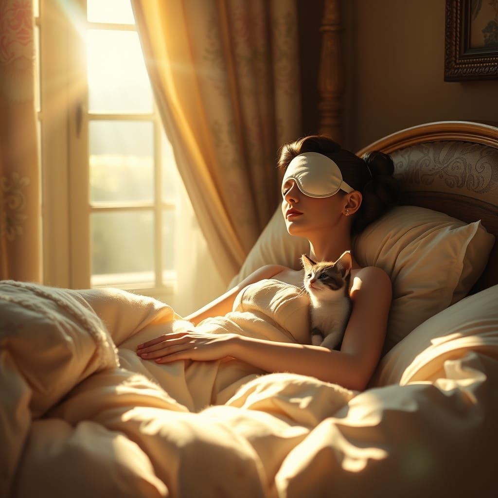 Luxurious Doll Wakes to Morning Sunlight