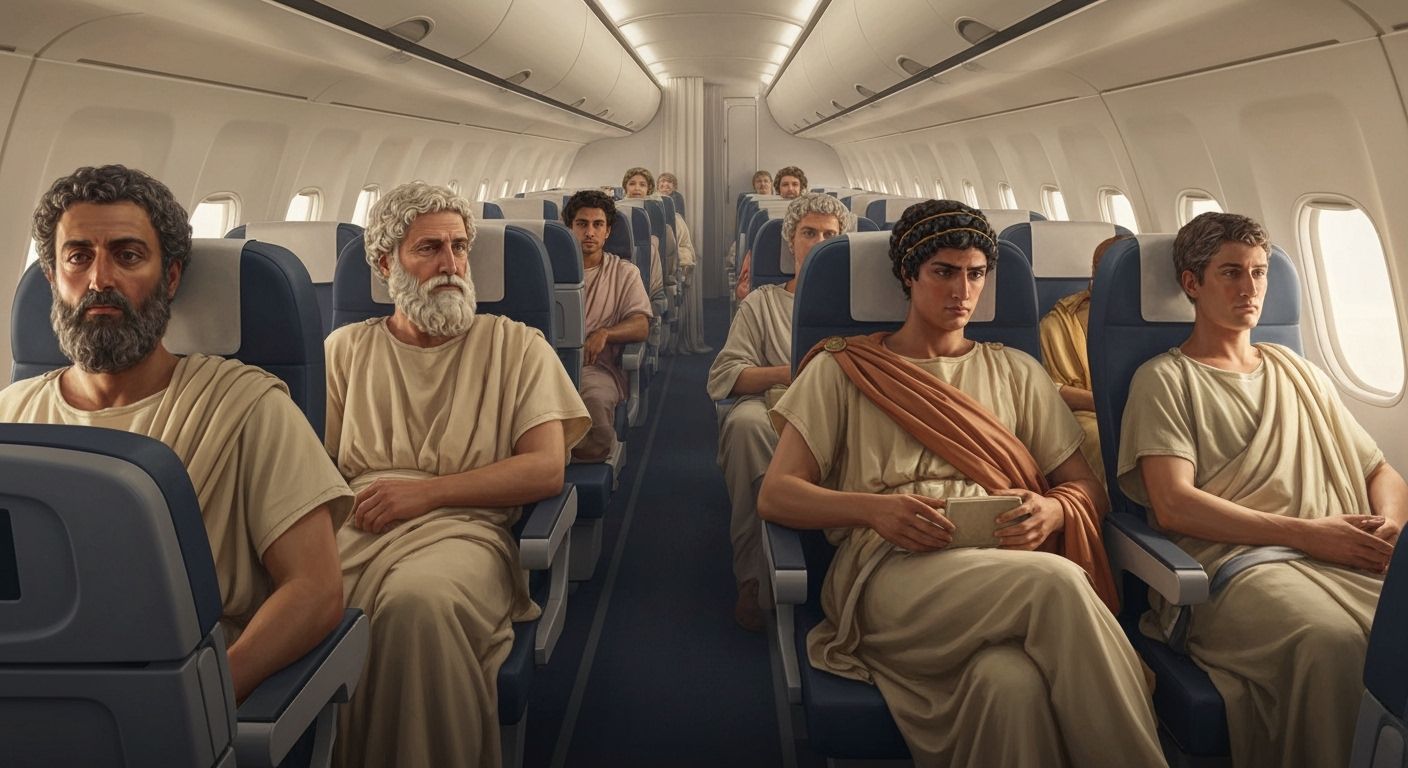 Classical Philosophers Experience Air Travel