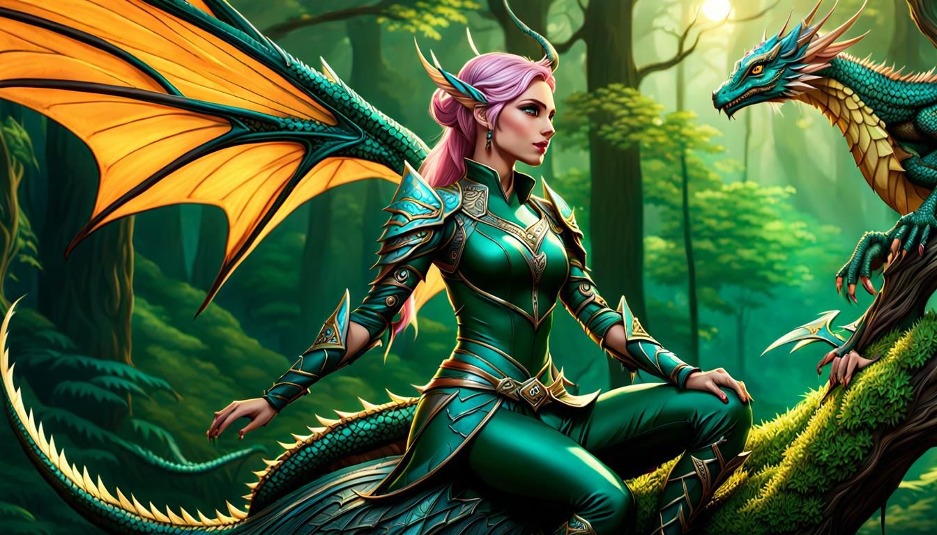 Forest Dragon, Human Form