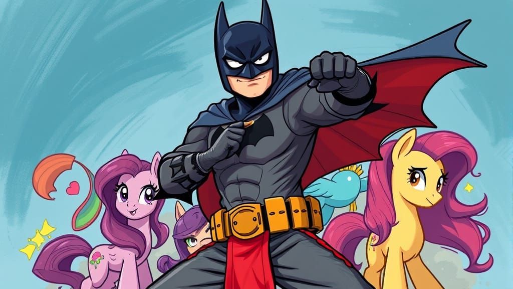 batman wuxia muppet my little pony
