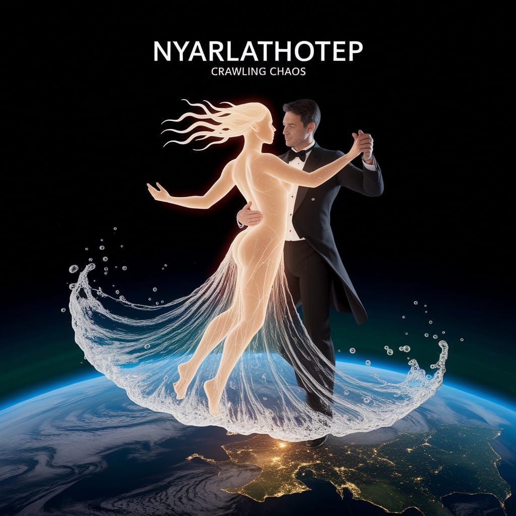 Chaos Goddess Nyarlathotep in Celestial Dance