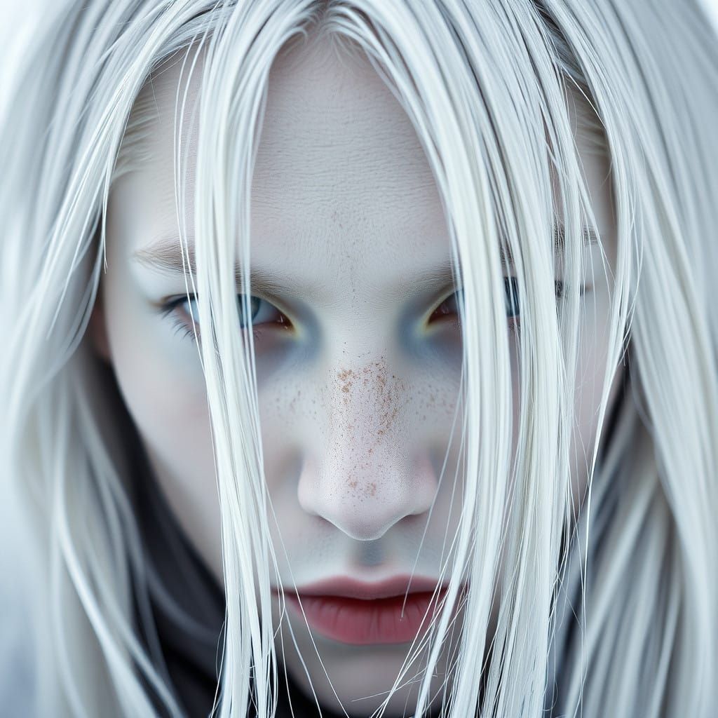 Snow Prince in Ethereal Portrait