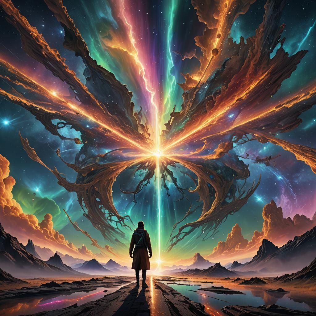 Traversing Infinite Timelines: A Digital Matte Painting