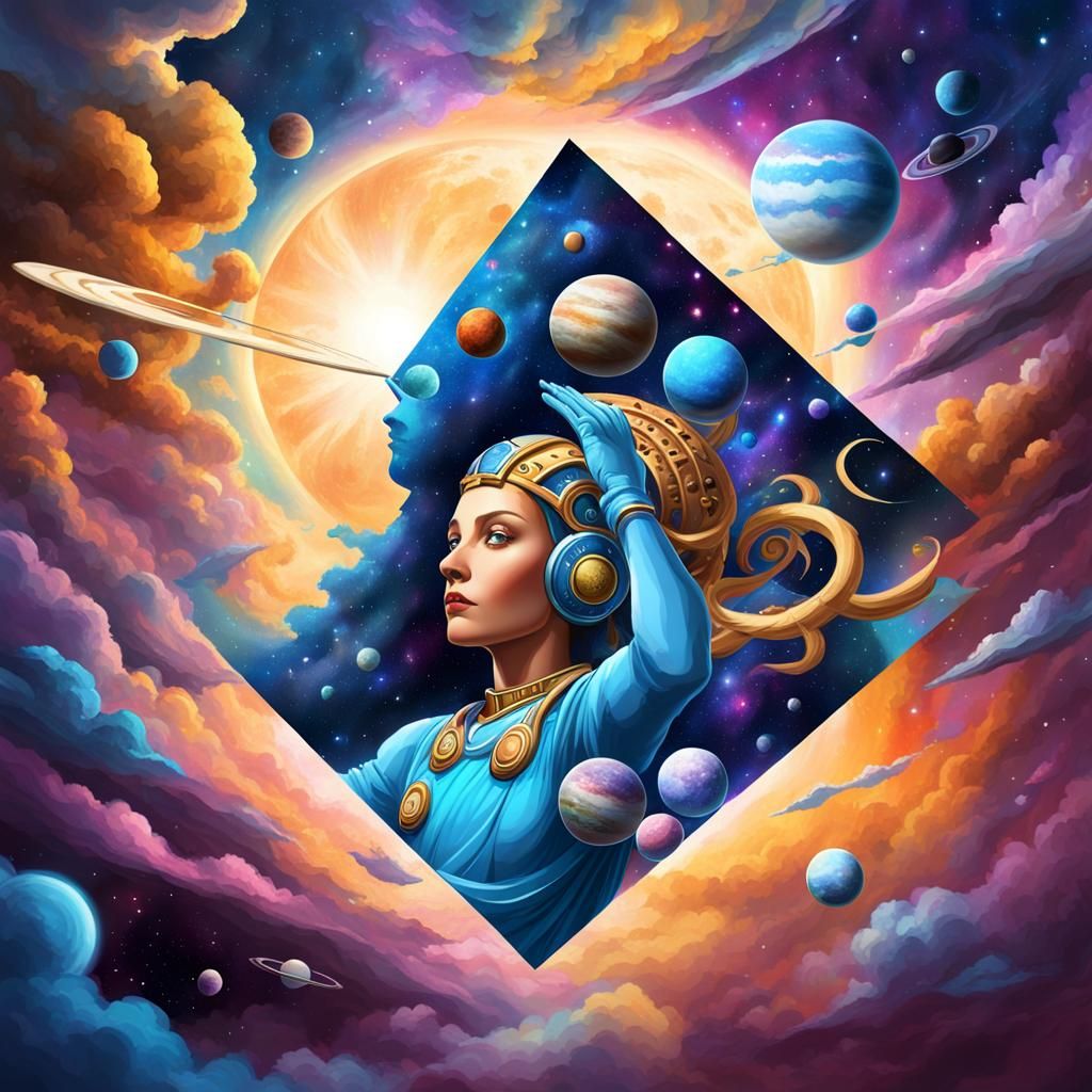 AI Generated Cosmic Theme Image