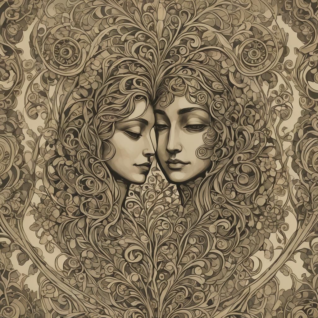 Soulmate Concept Art: Evocative AI Rendition