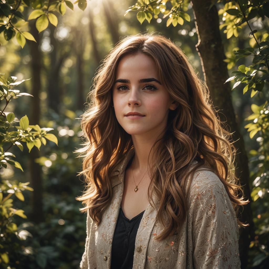 Youthful Woman's Headshot with Bokeh, Professional Photograp...