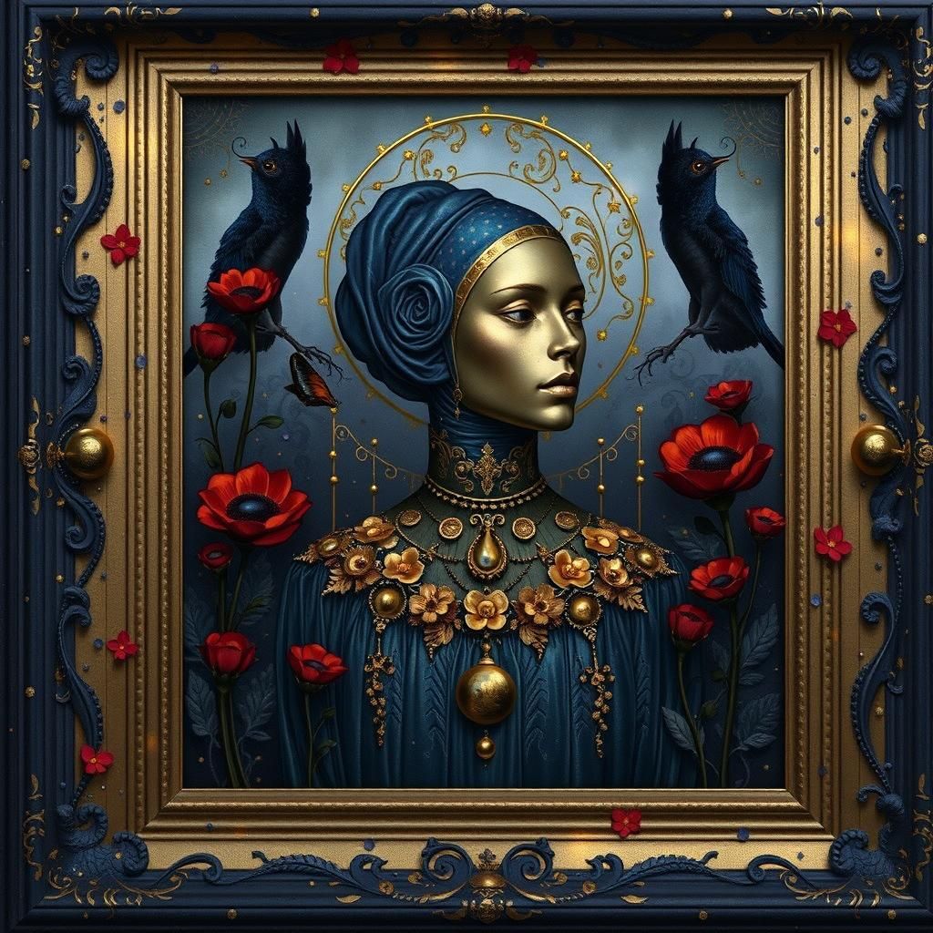 trapped in the frame