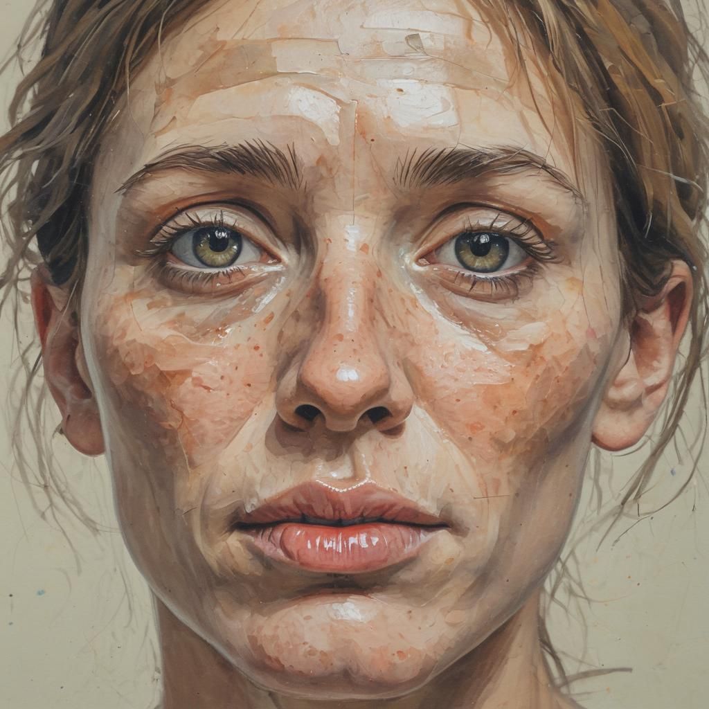 Impasto Gouache Watercolor Painting in 8K Resolution