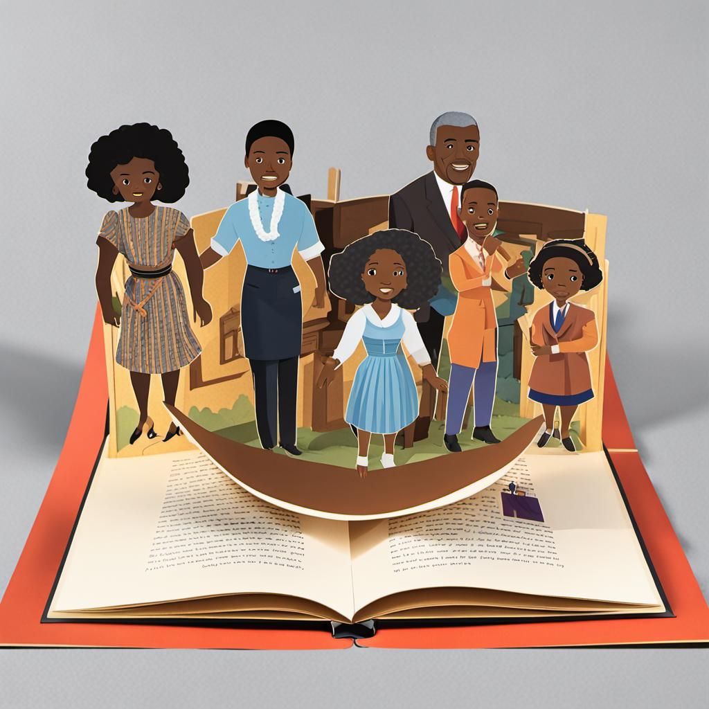 3D Pop-Up Book Celebrating Black History