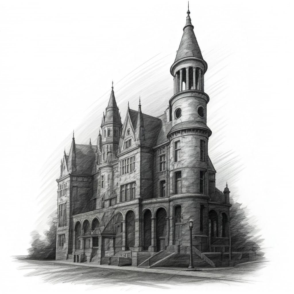 Warm Moment in Charcoal Drawing