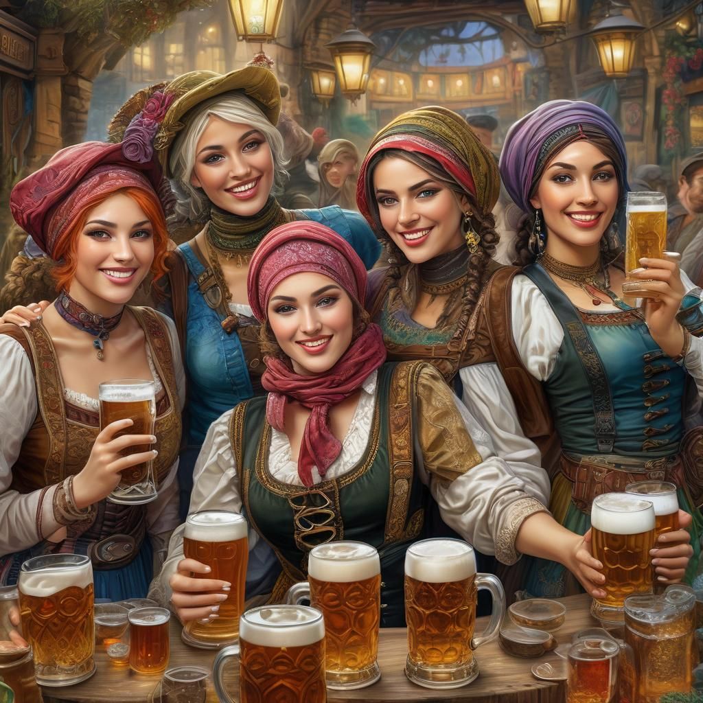 Bavarian Beauties in Hijabs: Celebrating Oktoberfest in Styl...