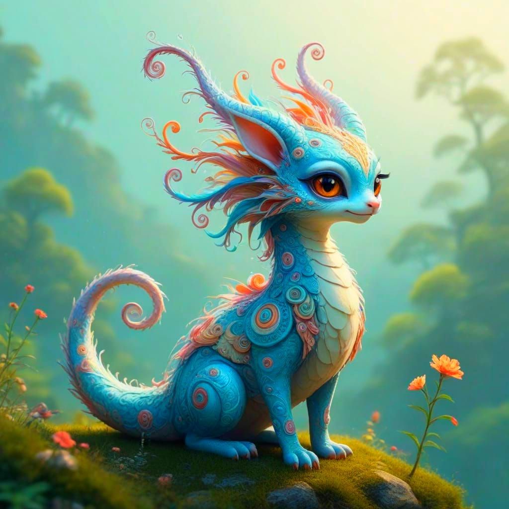 Mystical Fae Drake Emerges