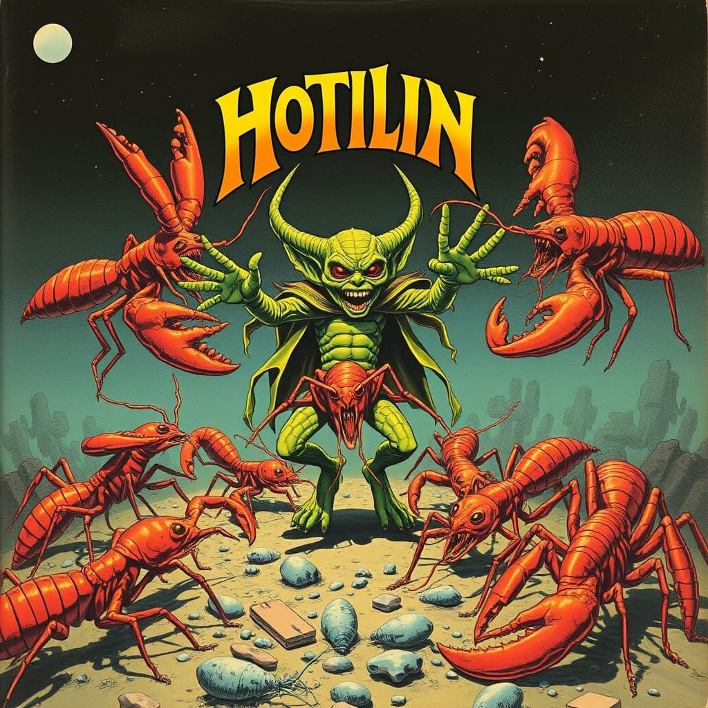Goblin Horde Dances Amidst Ancient Ants vs. Lobsters in Retr...