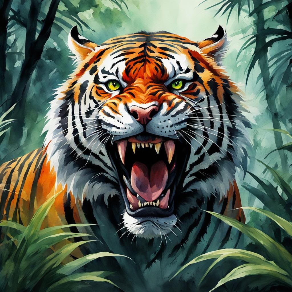 🐯 🎨 portrait..