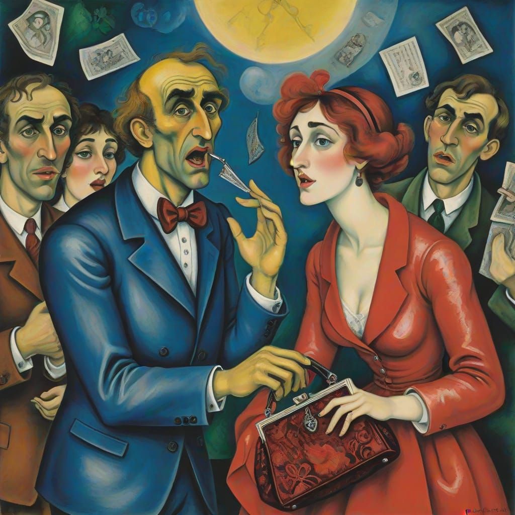 Goldenmouth Pursues Dostoevsky in Otto Dix and Marc Chagall ...