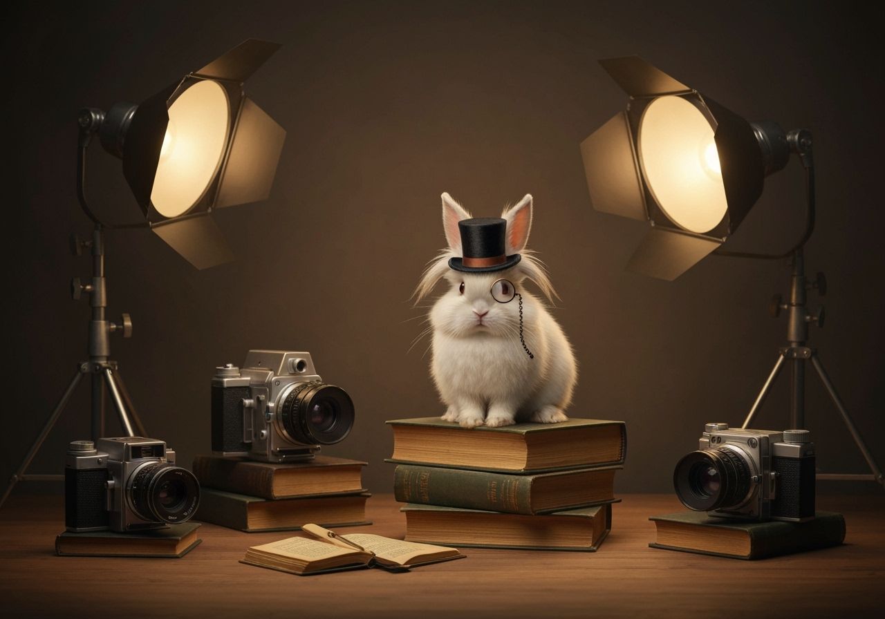 Angora Rabbit Celebrates World Photography Day