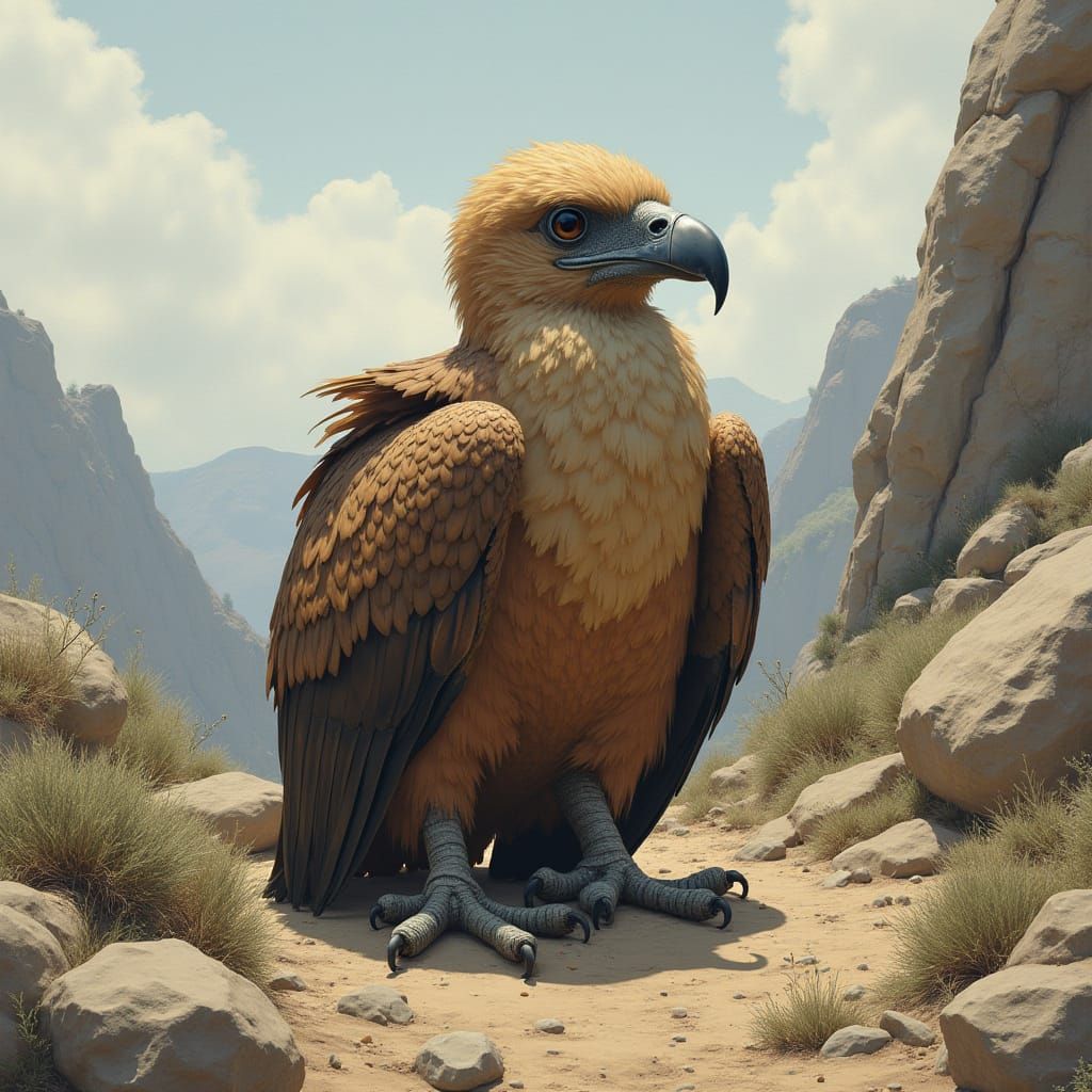 Condor in Earth Tones on Rocky Mountain